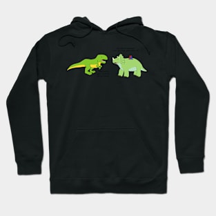 The Tricera-cops and the T-rex Hoodie